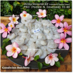 Shrimp prawn udang IQF VANNAMEI PND (Peeled & Deveined) 31-40 price/pack 1kg +/-64pcs